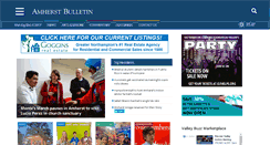 Desktop Screenshot of amherstbulletin.com